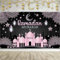 Ramadan Dekoration Roségold, Ramadan Mubarak Hintergrund Banner, XXL Ramadan Kareem Banner für Muslim islamische Party Ramadan Deko(180 * 110cm)