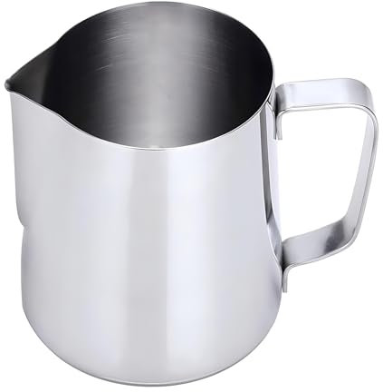 Milk Coffee Jug,Stainless Steel Milk Frothing Cup, Milk Frothing Pitcher with Handheld,for Making Latte Coffee Art, Cappuccino (250ML)