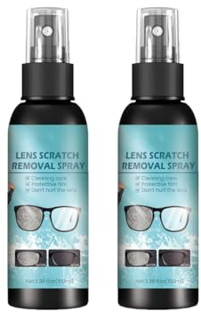 Lens Scratch Remover, Eye Glass Cleaners Spray, Glass Scratch Remover, Glasses Scratch Remover for Eyeglasses (2)