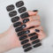 Boloshine Nagelfolie Selbstklebend, 20Pcs Pailletten Halbgehärtete UV Gel Strips, salonqualität gelnägel zum aufkleben, Langanhaltende Nagelaufkleber UV/LED-Lampe Erforderlich (Sternenfluss)