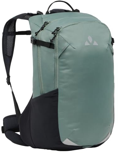 VAUDE Trailvent 15 – Mountainbike Rucksack 15L, Kompakter MTB-Rucksack mit atmungsaktivem Netzrücken, verstärktem Hüftgurt, Regenschutz und Trinksystem-Fach – ideal für kurze MTB-Touren