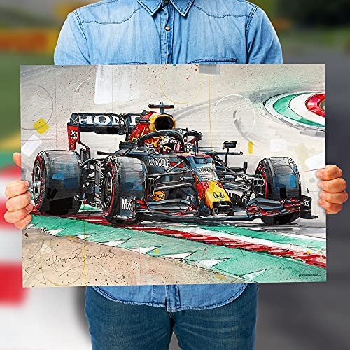 Verstappen Rennwagen 02 Poster 70x50 cm