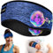 LC-dolida Bandeau Bluetooth Écouteurs Casque de Sommeil,Cadeaux pour Homme Femme,Les Mains Libres, Casque Dormir Doux avec Ultra-Fins HD Stéréo pour l'entraînement,Voyage,méditation,Yoga
