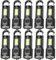 MODOAO LED Taschenlampe Aufladbar LED Camping Laterne 3 Helligkeiten Leuchtmodi Mini Torch mit Haken Superhelle Wasserdicht COB Handlampe für Camping, Wandern, Outdoor, Notfäll (10 Pack)