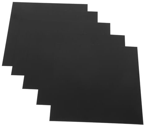 Hohopeti 5pcs Anodized Aluminum Metal Plaques Engraving Blanks for Signs Aluminum Plate Nameplates