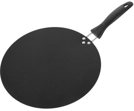 Amosfun Padella Piatta Antiaderente Per Crêpes e Frittate Con Distribuzione Uniforme Del Calore Facil Pulire Usare Su Fornello Forno