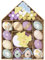 Valery Madelyn 40er Ostereier zum Aufhängen für Osterdeko,künstliche Ostereier für Ostern Deko,Violett Gelbe Osterschmuck Filzküken Blumen für Frühlingsdeko osterstrauch,Ostern Geschenke Kinder(M)