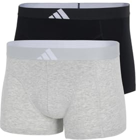 adidas Herren Trunk (2 Pack) - Active Flex Cotton Body - Boxershorts - Bequeme Unterwäsche