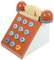HAWILLOSCH Holztelefon Im Retro Stil Vintage Telefon Mit Beweglichem Ziffernblatt Pädagogisches Zur Der Zahlenerkennung Für Kleinkinder Ab 3 Jahren