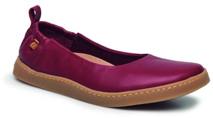 El Naturalista Damen Klassische Ballerinas ORIGEN, Frauen Flats,Ballett-Schuhe,Ballet-Flats,flach,Ausgehschuhe,Abendschuhe,Burdeos,40 EU / 7 UK