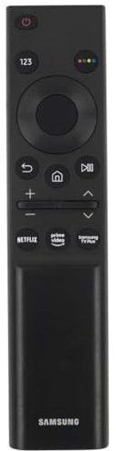 Lot de 2 télécommandes de rechange pour télécommande Samsung avec Netflix, Prime Video, Sumgsung TV Plus bouton compatible avec tous les téléviseurs Samsung LED QLED UHD Frame Solar 4K 8K Smart TV