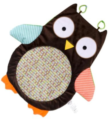 Toyvian 1 Stück Eule Krabbelmatte teppiche kinderteppich krabbelmatte spielmatte spielmatte beschäftigt Plüsch Bauch Klettermatte für Bodenbelag
