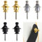 6 Pcs Guitar Strap Locks, Strap Lock Set Buttons Security Quick Release Straplocks Strap Parts for Acoustic, Ukulele, Martin, Banjo, Electric and Bass Guitars