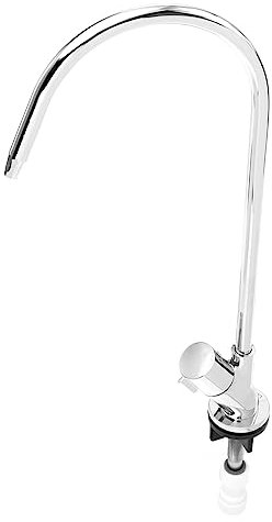 FOYTOKI Rubinetto Per Depuratori D'acqua a Collo D'oca in Metallo, Accessori Cucina, Facile Installazione Per Uso Domestico