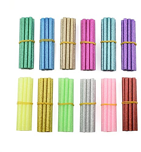 ZONSHJDKR Klebestifte 120 Teile/los Bunte Heißklebestifte, for Klebepistole Hohe Klebe Werkzeug, Kunsthandwerk Schmelzklebestift