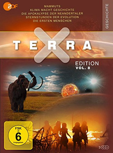 Terra X - Edition Vol. 8 - Stars der Eiszeit/Klima macht Geschichte/Die Apokalypse der Neandertaler/Sternstunden der Evolution/Die ersten Menschen [3 DVDs]