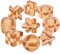Gracelaza Casse Tête en Bois Set 9 Pièces - 3D Puzzle - Classique Brain Teaser - IQ Esprit Test - Jeu de Logique - Éducatif Jouet - Cadeau pour Adulte et Enfant