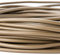 Câble d'alimentation H03VV-F 3 x 0,75 mm PVC isolé câble rond câble de lampe câble de raccordement (10 m, doré)