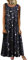 OverDose Soldes Robe Longue Femme Grande Taille Vintage Bohème Chic, Robe Rétro Plisée en Lin Enceinte sans Manches Imprimée Floral Robes de Plage Taille S-5XL