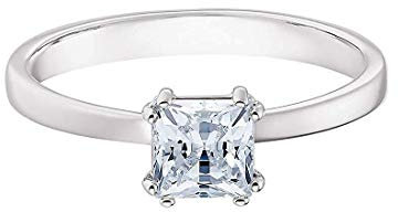 Swarovski Damen-Damenring ATTRACT Metall 58 Silber 32010477