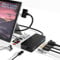 Surface Pro Dock für Surface Pro 4/Pro 5/Pro 6 Docking Station mit Gigabit Ethernet, 4K HDMI VGA DP Display, 3xUSB 3.0, Audio Out, USB C, SD/TF Kartensteckplatz Combo Dock nur für Surface Pro 4/5/6