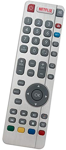 ALLIMITY DR-0337 sostituzione telecomando per Sharp Aquos TV LC-40CFG6242E LC-40CFG6351K LC-55CUF8472ES LC-55CUG8461KS LC-65CUG8052K LC-49CUG8062K LC-49CUG8372KS LC-50CFG6001K