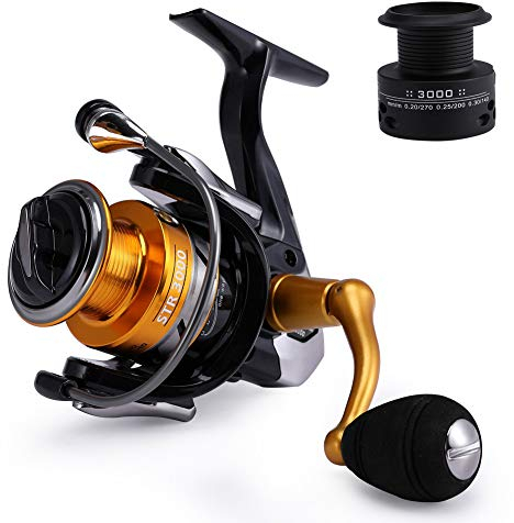 Mounchain Spinning Angelrolle, Baitcasting Angelrolle 14+1 Kugellager Angeln Anti Korrosions Salzwasser 2000