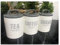MND Dealings® New Retro Grey Set of 3 Style Ceramic Canisters/Jars for The Kitchen Counter Jars, Food Storage Sets for Tea, Sugar, Coffee with Air Tight Lids -(Grey/White)
