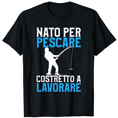 abbigliamento da pesca per un pescatore Maglietta
