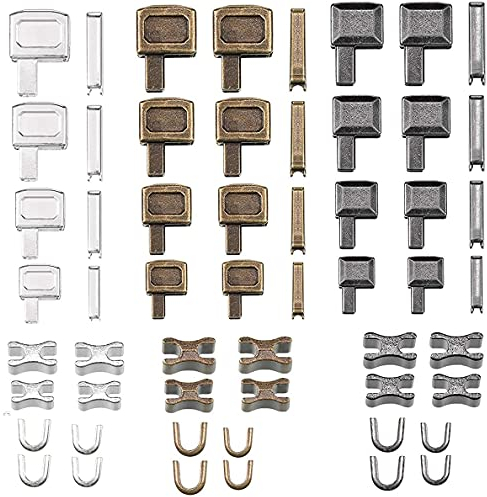 Reißverschluss Reparatur Set #3#5#8#10 Reißverschluss Stopper Ersatz Zipper Endstücke Oben+Unten 12 Satz für Jacke Rucksack Sweatshirt