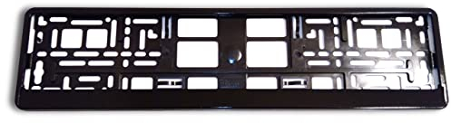 AGCPdirect Kennzeichenhalter 2er Set Stabil Nummernschildhalter PKW Kennzeichenhalterung Nummernschildhalterung (2 Stück) (Rot)