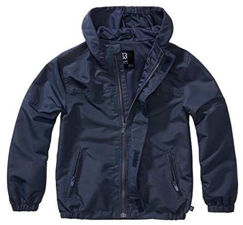 Brandit Kids Summer Frontzip Windbreak, Farbe: navy, Größe: XL 158