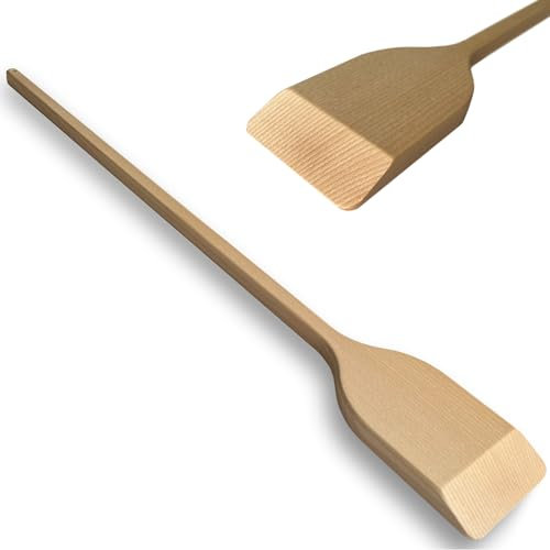 91,4 cm langes Rührpaddel aus Buchenholz, hergestellt in der Ukraine, langer Griff zum Kochen von Cajun, Langusten, Kochen und Brauen von Bier, Rührspatel zum Brühen, Mixen, Grillen, Camping in großen