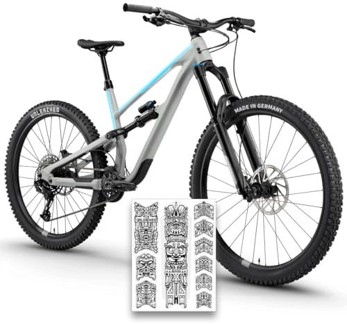 unleazhed Bike Protection BP01 S Frame Eldorado MATT | Rahmenschutzfolie für Mountainbikes | Made in Germany | 10 -teiliges Rahmenschutz-Set | extrem reißfest