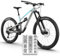 unleazhed Bike Protection BP01 S Frame Eldorado MATT | Rahmenschutzfolie für Mountainbikes | Made in Germany | 10 -teiliges Rahmenschutz-Set | extrem reißfest