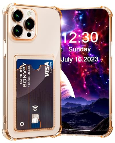 AKABEILA Hülle für iPhone 11 Schutzhülle mit Kartenfach Transparent Silikon TPU Handyhülle Dünn Weiche Stoßfest Flexibel Handy Tasche Bumper Brieftasche Case Cover 6.1