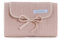 Mi bollito – fasciatoio portatile pieghevole e impermeabile. Tessuto 100% cotone waffle. Facile da riporre nella borsa materna. Ideale come regalo per neonati. (Rosa pastello)