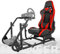 Minneer Superior Stability Racing Simulator Cockpit with Gaming Seat(Red) Fit for Logitech Thrustmaster Fanatec G923 G29 G920 T80 T150 Racing wheel, Pro Gaming Mount Not Included Wheel Shifter Pedal