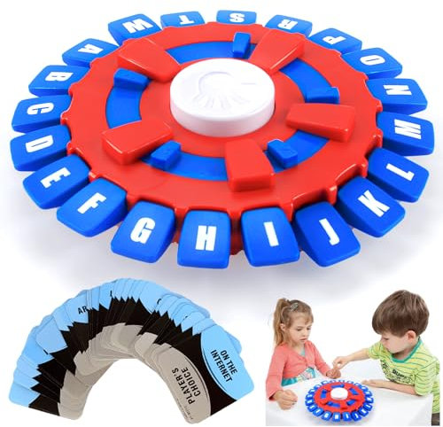 CHANCCI Word Game Fun Toy The Quick Thinking Games,Board Game Thinking Words,Letter Pressing Word Game,Fast-Paced Family Board Game,Worm Words Spiel Buchstaben