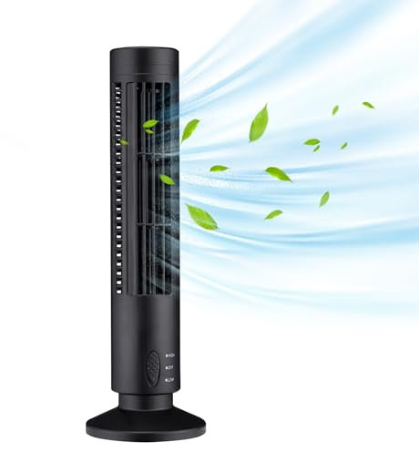 Ventilatore portatile a torre per camera da letto, condizionatore con due velocità sensazione fresca e lenitiva, adatto per casa e uffici