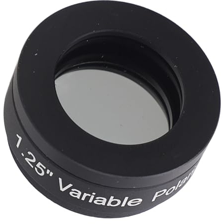 Filtro Polarizador de Telescopio de 1,25 Pulgadas, Contraste Mejorado, Deslumbramiento Reducido, Ajuste Giratorio, para Accesorio de Telescopio Astronómico
