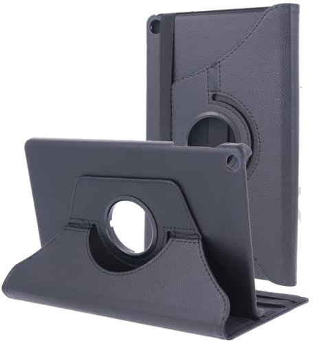 Funda Rotatoria 360° Polipiel para Samsung Galaxy Tab A 10,1 2019 (T510 - T515), Carcasa Protector, Negro