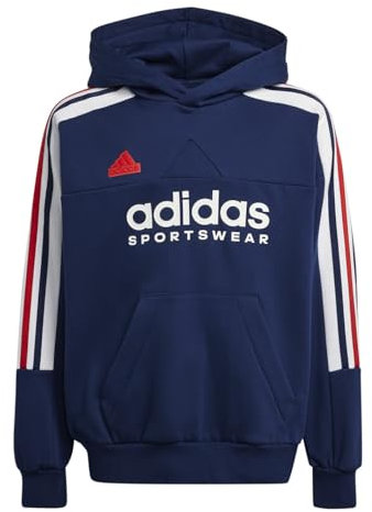 adidas J NP HOODIE,TENABL/WHITE/BETSC FTWWHT/GREEN/GRETWO - 164