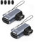 Ladeadapter für Uhren, AIYEEN USB-C-Adapter, Buchse auf Stecker, Ladeanschluss, kompatibel mit Garmin Fenix ​​​​​​​​7/7S/7X/6/6X/6S usw., Typ-C-Uhrenladegerät mit rechtem Winkel (rechts)