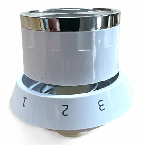 Manopola di controllo della temperatura del piano cottura quadrante bianco per adattarsi al forno Beko