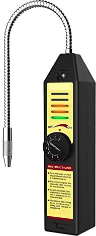 HHOZsafety Détecteur de Fuite de fréon, testeur de Fuite halogène, analyseur de gaz réfrigérant, HVAC, indicateur d'analyse de gaz de climatisation