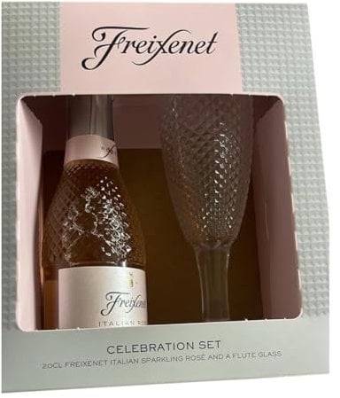 Prosecco Gift Set - Sparkling Rose Prosecco - Wine Gift Set For Women, Ladies - New Year, Birthday, Valentines, Mother's Day and Thank You Gift For Her