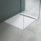 Mai & Mai Plato de Ducha Rectangular Blanco 80x90x4cm Plato de Ducha Extraplano de Mármol Fundido Geoma04