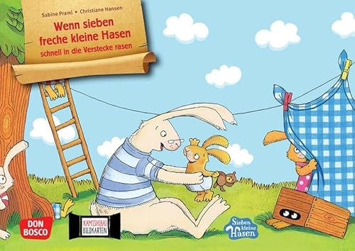 Wenn sieben freche kleine Hasen schnell in die Verstecke rasen. Kamishibai Bildkartenset: Entdecken - Erzählen - Begreifen: Bilderbuchgeschichten. ... für unser Erzähltheater)