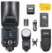 Godox V100C V100-C Flash pour Canon, 100Ws TTL 2.4G sans Fil Flash à Tête Ronde Speedlite HSS 1/8000s, 400 Flashs à Pleine Puissance, Lampe de Modélisation LED, Externe Flash pour Canon Caméra